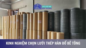 lưới thép hàn đổ bê tông