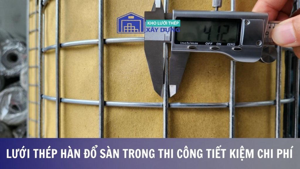 Lưới thép hàn đổ sàn