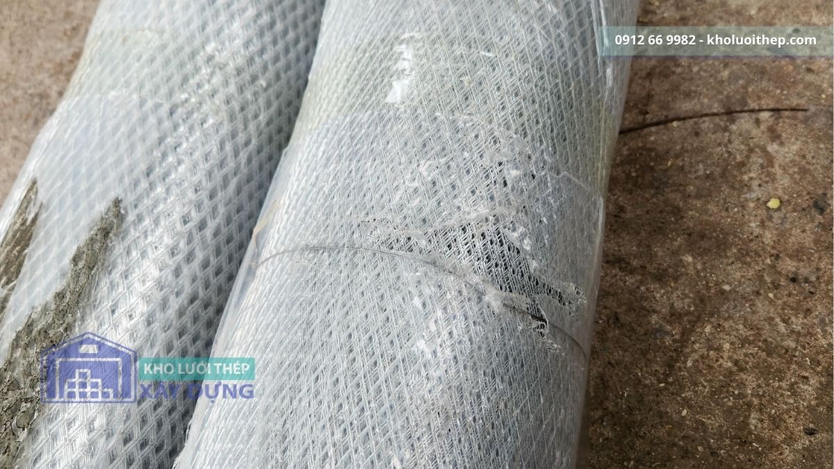 Cách dùng lưới chống nứt tường xi măng hiệu quả